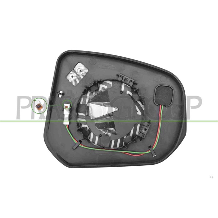 LIBRETTO_RICHIESTA_TARGA.JPG Piastra Specchio Sinistra Termica Con Blis Asferica FORD TRANSIT/TOURNEO CONNECT (CHC) Dal 05/2018 