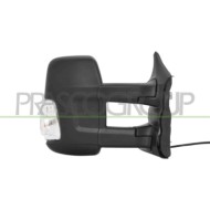 Retrovisore Destro Elettrico Nero Termico Con Fanale Lampadina 5W Braccio Lungo Convesso 6 Pins FORD TRANSIT Dal 09/2019 in poi