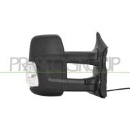 Retrovisore Destro Elettrico Nero Termico Con Fanale Lampadina 16W Braccio Lungo Convesso 6 Pins FORD TRANSIT Dal 09/2019 in poi