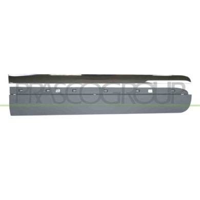 FT0441403_2.JPG Modanatura Porta Anteriore Destra Con Primer Con Profilo Cromato Compatibile Per FIAT 500 L Dal 06/2017 in poi 6