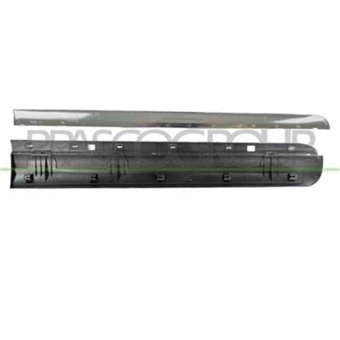 FT0441404_1.JPG Modanatura Porta Anteriore Sinistra Con Primer Con Profilo Cromato Compatibile Per FIAT 500 L Dal 06/2017 in poi