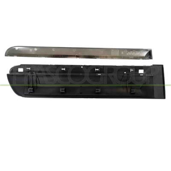 FT0441454_1.JPG Modanatura Porta Posteriore Sinistra Con Primer Con Profilo Cromato Compatibile Per FIAT 500 L Dal 06/2017 in po