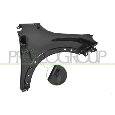 LIBRETTO_RICHIESTA_TARGA.JPG Parafango Anteriore Sinistro Con Fori Parafanghino Compatibile Per FIAT 500X Dal 01/2015 Al 10/2018