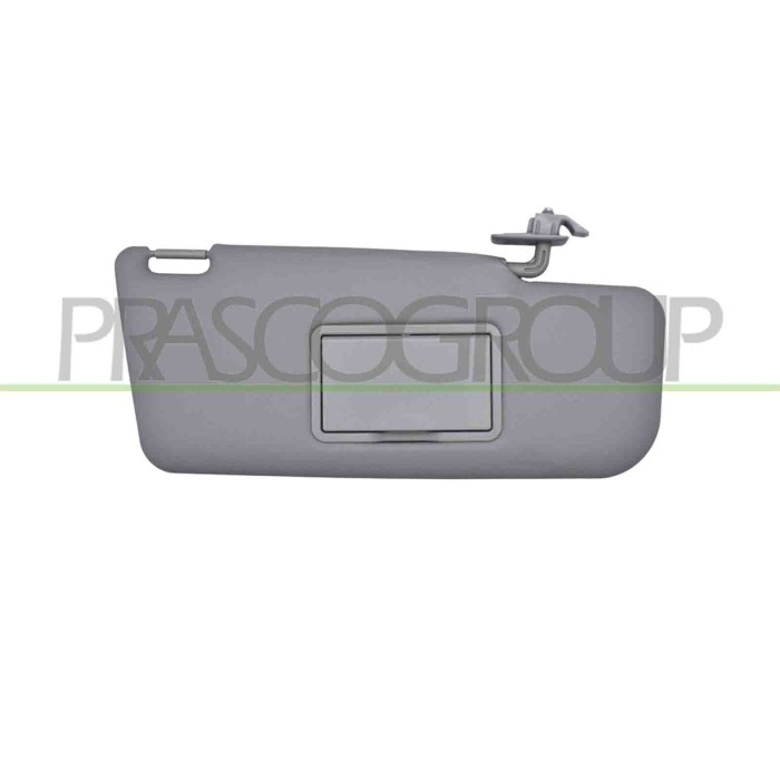 FT122SV01_2.JPG Aletta Parasole Destra Grigia Compatibile Per FIAT PANDA Dal 09/2003 Al 12/2011 Codice Originale 735362753