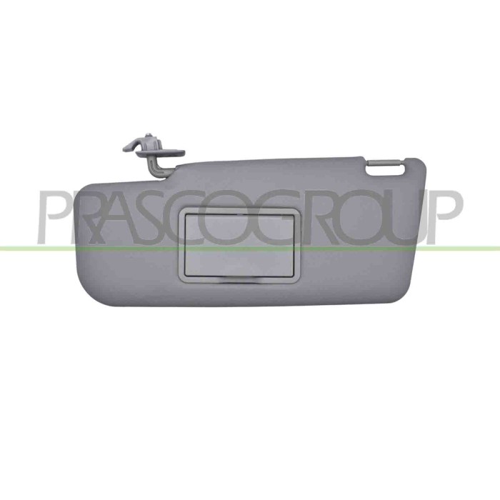 FT122SV02_2.JPG Aletta Parasole Sinistra Grigia Compatibile Per FIAT PANDA Dal 09/2003 Al 12/2011 Codice Originale 735362729