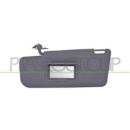 SX_SCRITTA_LOGO.jpg Aletta Parasole Sinistra Grigia Compatibile Per FIAT PANDA Dal 09/2003 Al 12/2011 Codice Originale 735362729