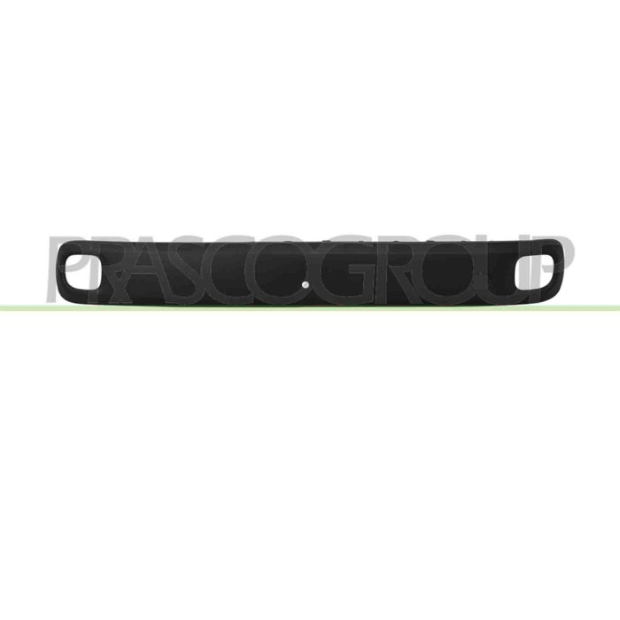 NEUTRO.jpg Modanatura Paraurti Posteriore Centrale Nera Goffrata Con Foro Sensore+Supporto FIAT PANDA Dal 01/2012 in poi 7355477