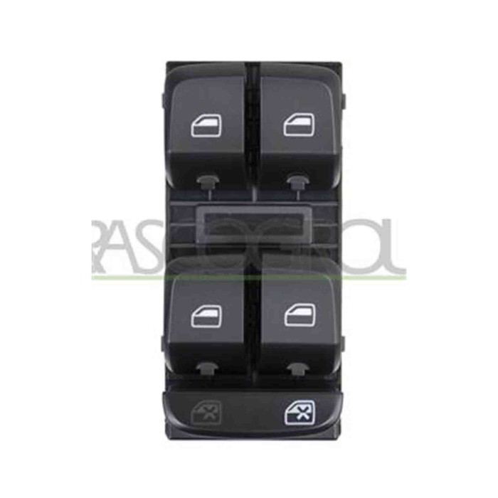 AD024WS04_1.JPG Pulsantiera Nera Per Audi A4 (b8) Dal 2007 Al 2011