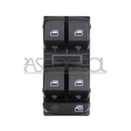 AD024WS04_1.JPG Pulsantiera Nera Per Audi A4 (b8) Dal 2007 Al 2011