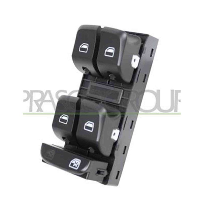 AD024WS04_2.JPG Pulsantiera Nera Per Audi A4 (b8) Dal 2007 Al 2011