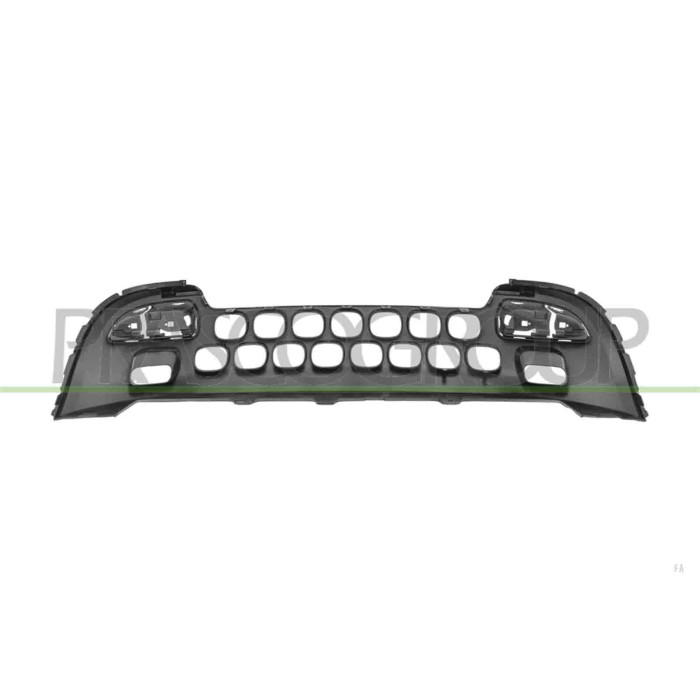 LIBRETTO_RICHIESTA_TARGA.JPG Modanatura Paraurti Anteriore Centrale Argento Compatibile Per FIAT PANDA CROSS Dal 09/2014 in poi 