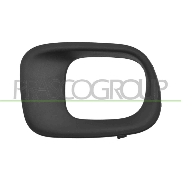 DX_SCRITTA_LOGO.jpg Cornice Fanale Retromarcia Destro Nera Goffrata Compatibile Per FIAT PANDA CROSS Dal 09/2014 in poi Codice O