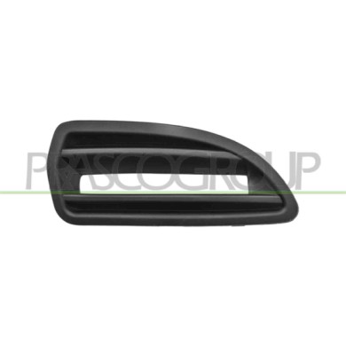 SX_SCRITTA_LOGO.jpg Griglia Sinistra Paraurti Anteriore Nera Goffrata Aperta Compatibile Per FIAT PANDA CROSS Dal 09/2014 in poi