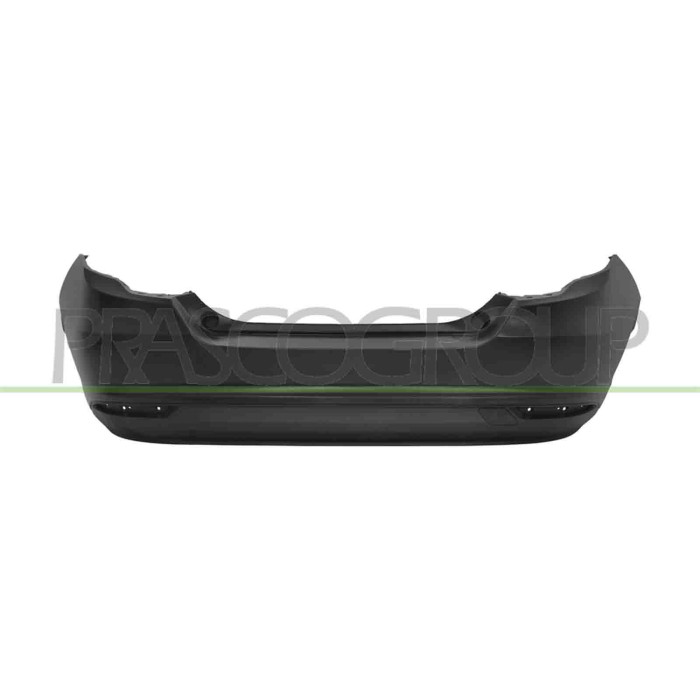 LIBRETTO_RICHIESTA_TARGA.JPG Paraurti Posteriore Nero Liscio Da Primerizzare Tracce Pdc Spoiler Tappo Coprigancio Mod. 4 Porte F