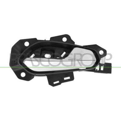 DX_SCRITTA_LOGO.jpg Maniglia Anteriore/Posteriore Destra Interna Con Leva Cromata Mostrina Nera FIAT TIPO (AEGEA) Dal 10/2015 Al