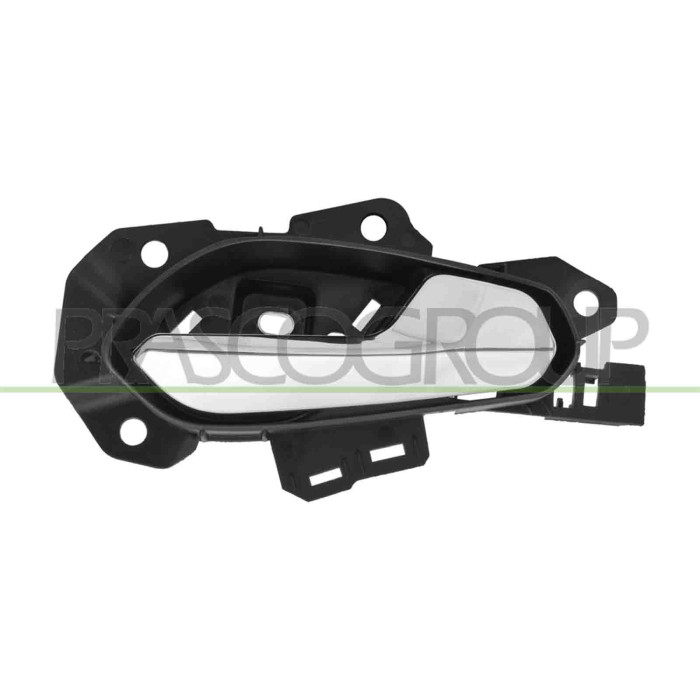 DX_SCRITTA_LOGO.jpg Maniglia Anteriore/Posteriore Destra Interna Con Leva Cromata Mostrina Nera FIAT TIPO (AEGEA) Dal 10/2015 Al