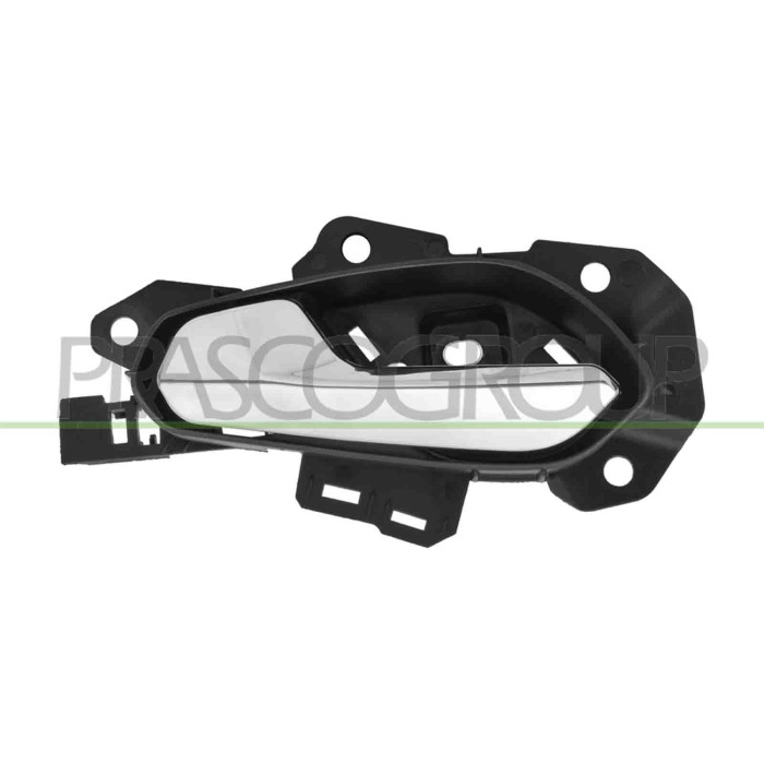 SX_SCRITTA_LOGO.jpg Maniglia Anteriore/Posteriore Sinistra Interna Con Leva Cromata Con Mostrina Nera FIAT TIPO (AEGEA) Dal 10/2
