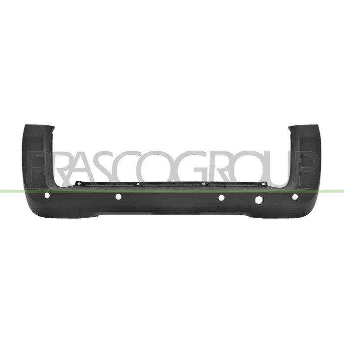 LIBRETTO_RICHIESTA_TARGA.JPG Paraurti Posteriore Nero Goffrato Con Fori Pdc Mod. Portellone Compatibile Per FIAT QUBO Dal 09/200