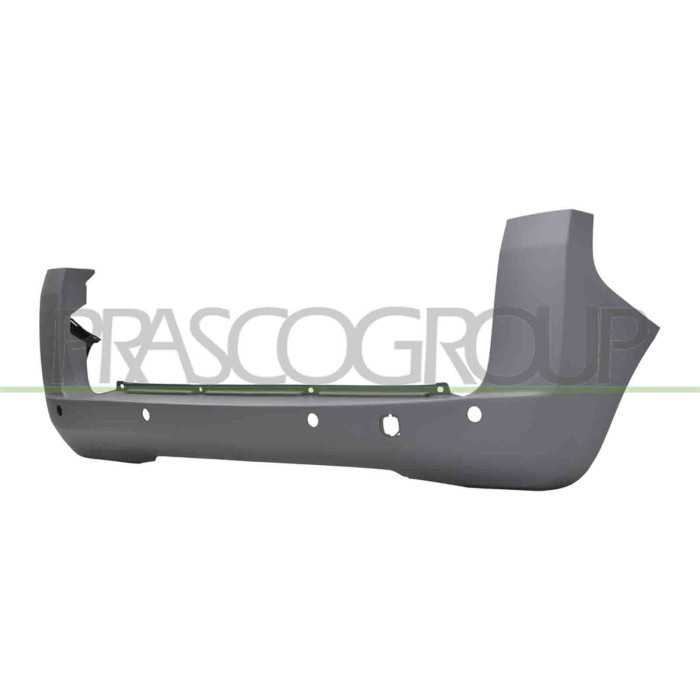 NEUTRO.jpg Paraurti Posteriore Con Primer Con Fori Pdc Mod. 2 Porte A Battente Compatibile Per FIAT QUBO Dal 09/2008 Al 03/2016 