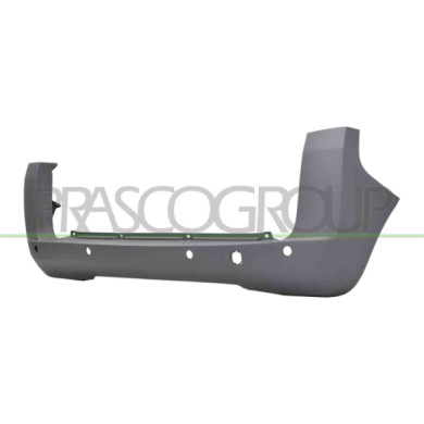 NEUTRO.jpg Paraurti Posteriore Con Primer Con Fori Pdc Mod. Portellone Natural Power FIAT QUBO Dal 09/2008 Al 03/2016 735662639