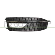 Griglia Sinistra Paraurti Nera Per Audi A4 (b8) Dal 2012 Al 2015
