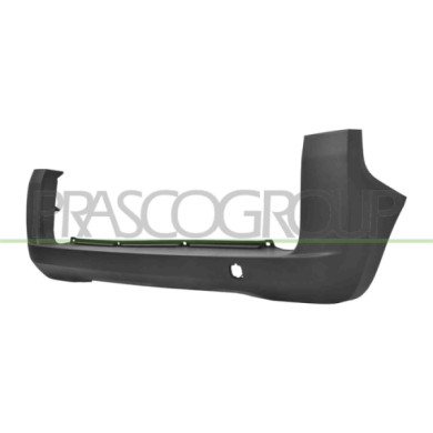 NEUTRO.jpg Paraurti Posteriore Nero Mod. Portellone Natural Power Compatibile Per FIAT QUBO Dal 09/2008 Al 03/2016 735662607