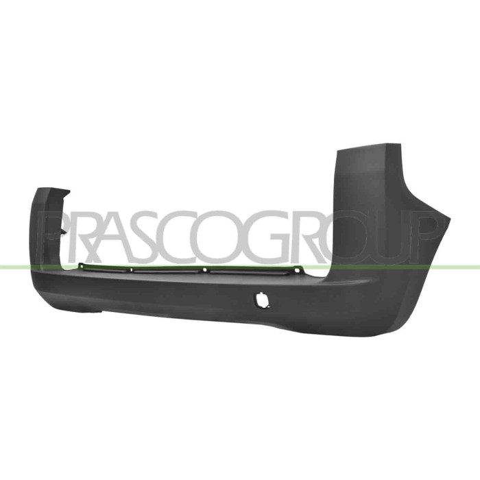 NEUTRO.jpg Paraurti Posteriore Nero Mod. Portellone Natural Power Compatibile Per FIAT QUBO Dal 09/2008 Al 03/2016 735662607