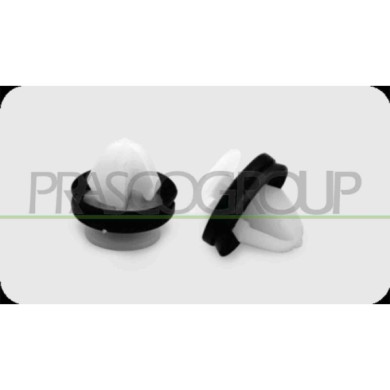 NEUTRO.jpg Clips Fissaggio Pannelli (10 Pezzi) Compatibile Per CITROEN C2 Dal 01/2003 Al 12/2007 Codice Originale 6991Y8
