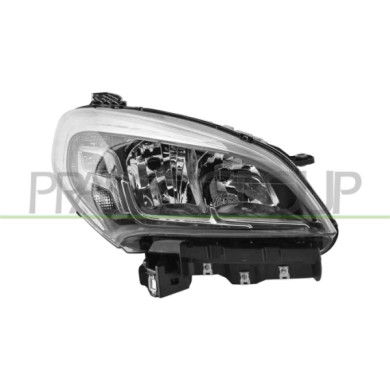 LIBRETTO_RICHIESTA_TARGA.JPG Proiettore Destro H7+H7 Elettrico Con Motore Con Luce Diurna Cromato Compatibile Per FIAT DOBLO' Da