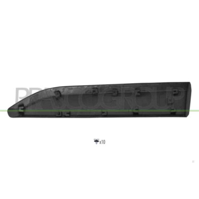 LIBRETTO_RICHIESTA_TARGA.JPG Modanatura Porta Anteriore Destra Con Clips Nera Goffrata Compatibile Per CITROEN BERLINGO Dal 03/2