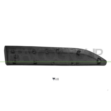 LIBRETTO_RICHIESTA_TARGA.JPG Modanatura Porta Anteriore Sinistra Con Clips Nera Goffrata Compatibile Per CITROEN BERLINGO Dal 03