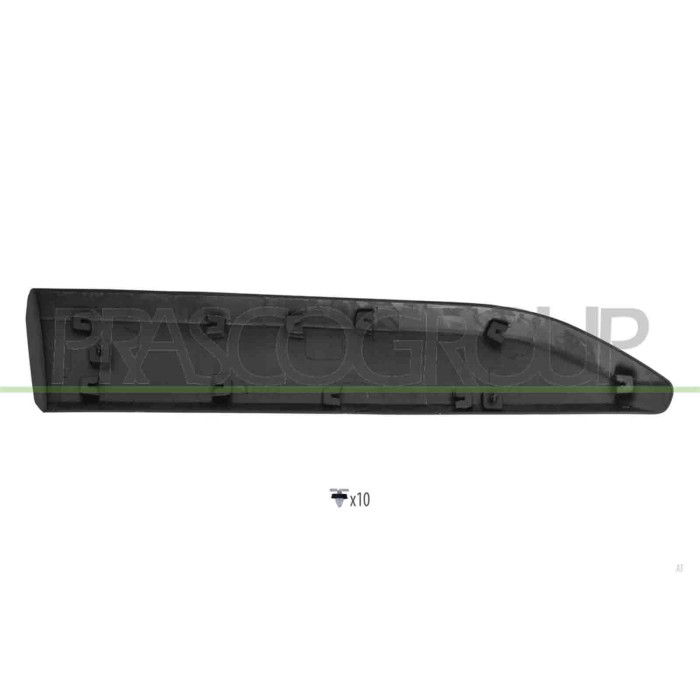 LIBRETTO_RICHIESTA_TARGA.JPG Modanatura Porta Anteriore Sinistra Con Clips Nera Goffrata Compatibile Per CITROEN BERLINGO Dal 03