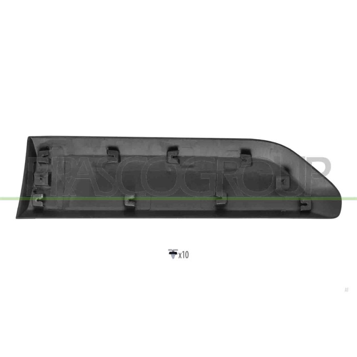LIBRETTO_RICHIESTA_TARGA.JPG Modanatura Porta Scorrevole Destra Con Clips Nera Goffrata Compatibile Per CITROEN BERLINGO Dal 03/