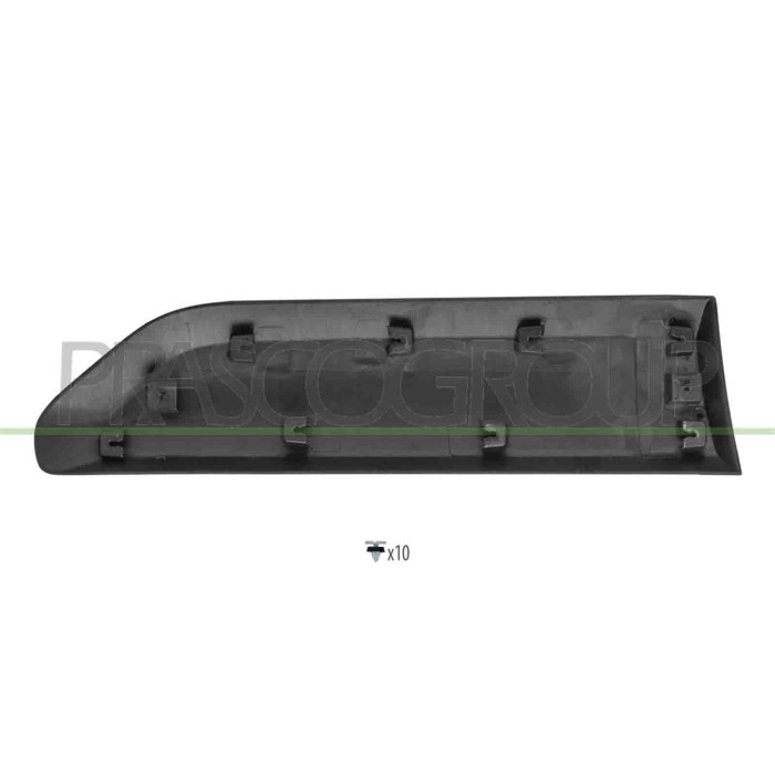 LIBRETTO_RICHIESTA_TARGA.JPG Modanatura Porta Scorrevole Sinistra Con Clips Nera Goffrata Compatibile Per CITROEN BERLINGO Dal 0