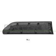 LIBRETTO_RICHIESTA_TARGA.JPG Modanatura Porta Scorrevole Sinistra Con Clips Nera Goffrata Compatibile Per CITROEN BERLINGO Dal 0