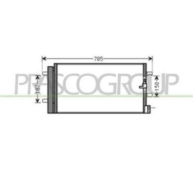 AD025C001_1.JPG Condensatore Per Audi A4 (b8) Dal 2012 Al 2015