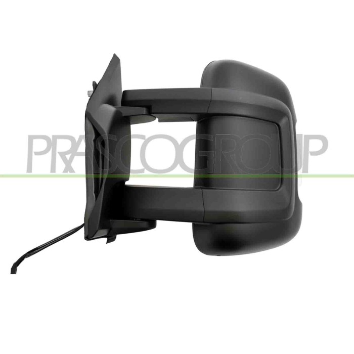 NEUTRO.jpg Retrovisore Sinistro Elettrico Nero Termico Fanale Bianco Convesso Braccio Medio 8 Pins CITROEN JUMPER Dal 01/2006 Al