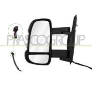 LIBRETTO_RICHIESTA_TARGA.JPG Retrovisore Sinistro Elettrico Nero Termico Fanale Bianco Convesso Braccio Medio 8 Pins CITROEN JUM