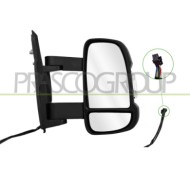 LIBRETTO_RICHIESTA_TARGA.JPG Retrovisore Destro Elettrico Nero Termico Con Fanale Bianco Convesso Braccio Medio 8 Pins CITROEN J