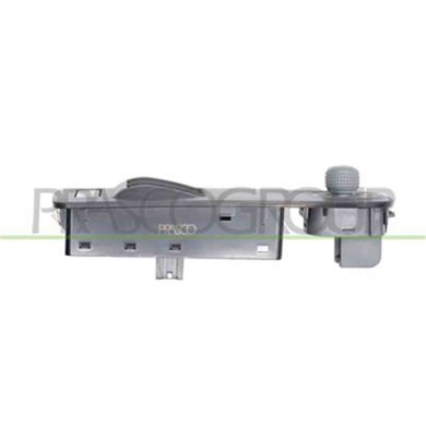 FT930WS14_1.JPG Pulsantiera Alzacristallo Porta Anteriore Sinistra Nera 2 Interruttori Regolazione Retrovisori 12 Pins CITROEN J