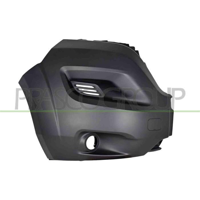DX_SCRITTA_LOGO.jpg Cantonale Destro Paraurti Anteriore Nero Goffrato Con Sede Fendi Con Tappo Coprigancio CITROEN JUMPER Dal 07