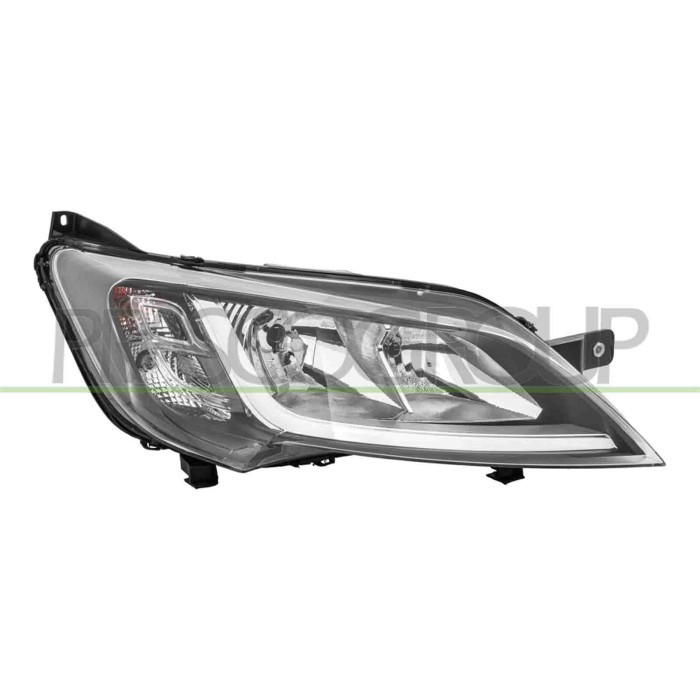 DX_SCRITTA_LOGO.jpg Proiettore Destro H7+H7 Elettrico Con Motore Nero Compatibile Per CITROEN JUMPER Dal 07/2014 Al 10/2023 1682