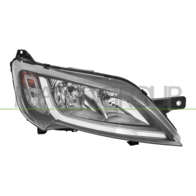 LIBRETTO_RICHIESTA_TARGA.JPG Proiettore Destro H7+H7 Elettrico Con Motore Nero Compatibile Per CITROEN JUMPER Dal 07/2014 Al 10/
