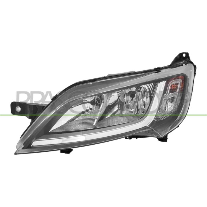 LIBRETTO_RICHIESTA_TARGA.JPG Proiettore Sinistro H7+H7 Elettrico Con Motore Nero Compatibile Per CITROEN JUMPER Dal 07/2014 Al 1