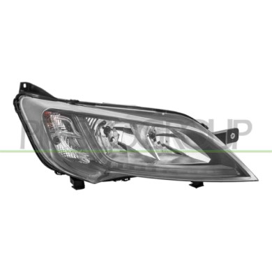 DX_SCRITTA_LOGO.jpg Proiettore Destro H7+H7 Elettrico Con Motore Con Luce Direzionale Led Nero CITROEN JUMPER Dal 07/2014 Al 10/