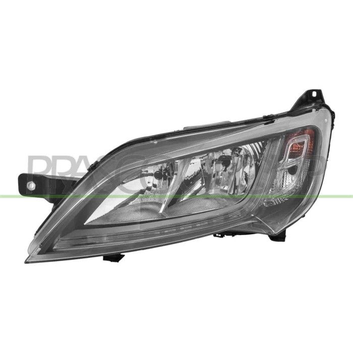 LIBRETTO_RICHIESTA_TARGA.JPG Proiettore Sinistro H7+H7 Elettrico Con Motore Con Luce Direzionale Led Nero CITROEN JUMPER Dal 07/