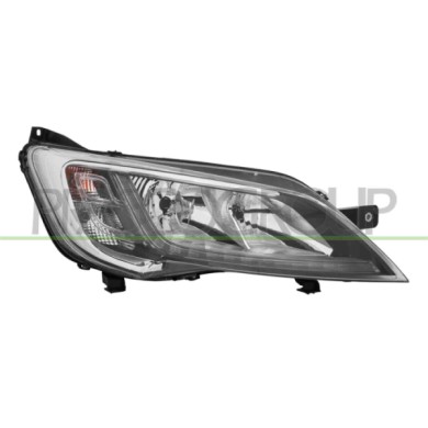 DX_SCRITTA_LOGO.jpg Proiettore Destro H7+H7 Elettrico Con Motore Con Luce Direzionale Led Cromato CITROEN JUMPER Dal 07/2014 Al 