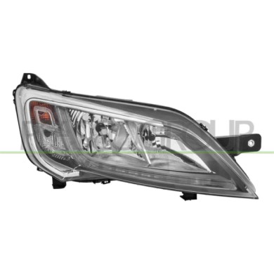 LIBRETTO_RICHIESTA_TARGA.JPG Proiettore Destro H7+H7 Elettrico Con Motore Con Luce Direzionale Led Cromato CITROEN JUMPER Dal 07
