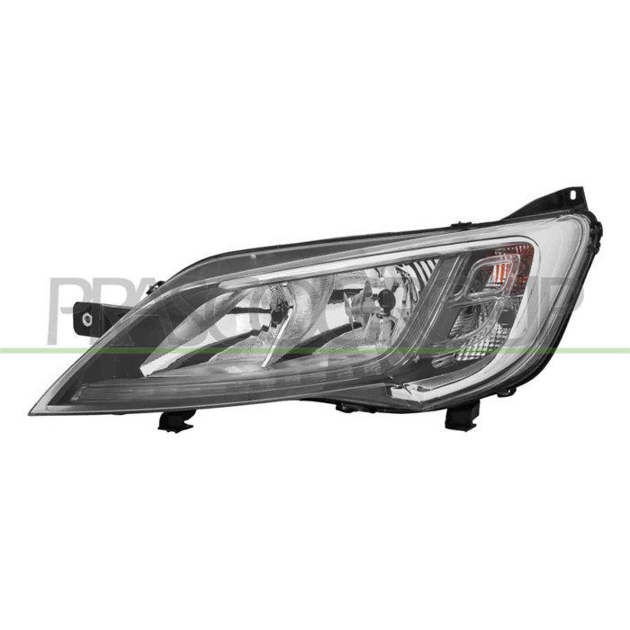 NEUTRO.jpg Proiettore Sinistro H7+H7 Elettrico Con Motore Con Luce Direzionale Led Cromato CITROEN JUMPER Dal 07/2014 Al 10/2023