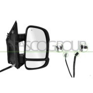 LIBRETTO_RICHIESTA_TARGA.JPG Retrovisore Destro Elettrico Nero Termico Fanale Lampadina 16W Blis Braccio Corto Convesso 10 Pins 